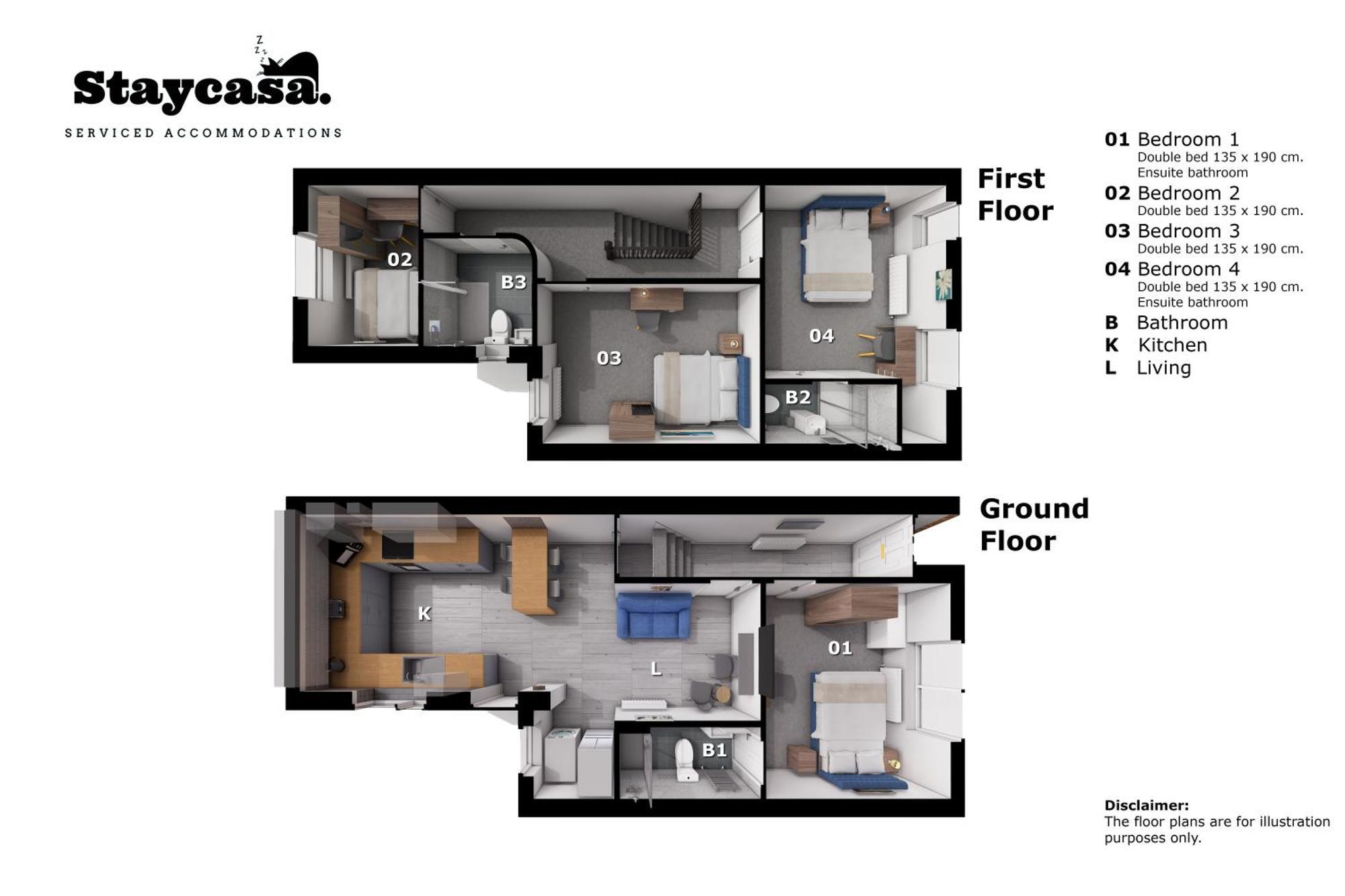 Hébergement de vacances Cowesby Co-Living - Private Room Self-Cater